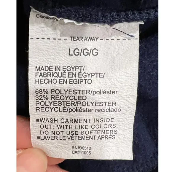 Under Armour Royal Blue Pullover Hoodie with Big Logo on Chest Fleece Mens Large - Picture 10 of 10